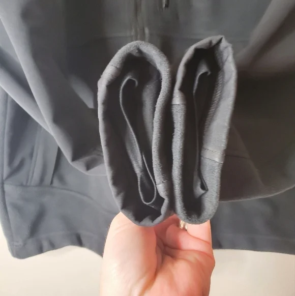 Mens Mountain Hardwear Soft Shell Fleece Jacket size Medium Black - Picture 6 of 16